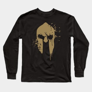 spartan blood - coffee Long Sleeve T-Shirt